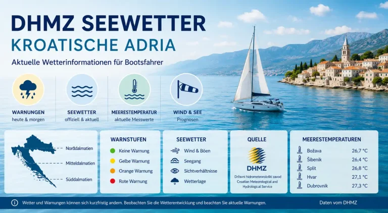 Wetter Kroatien Segelwetter, Wetterwarnungen