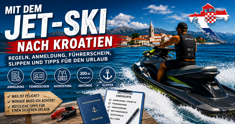 jetski jet-ski fahren in kroatien