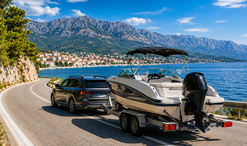 Boot und Trailer Regeln mit pkw und anhänger nach kroatien gesetze geschwindigkeiten tipps zur anreise